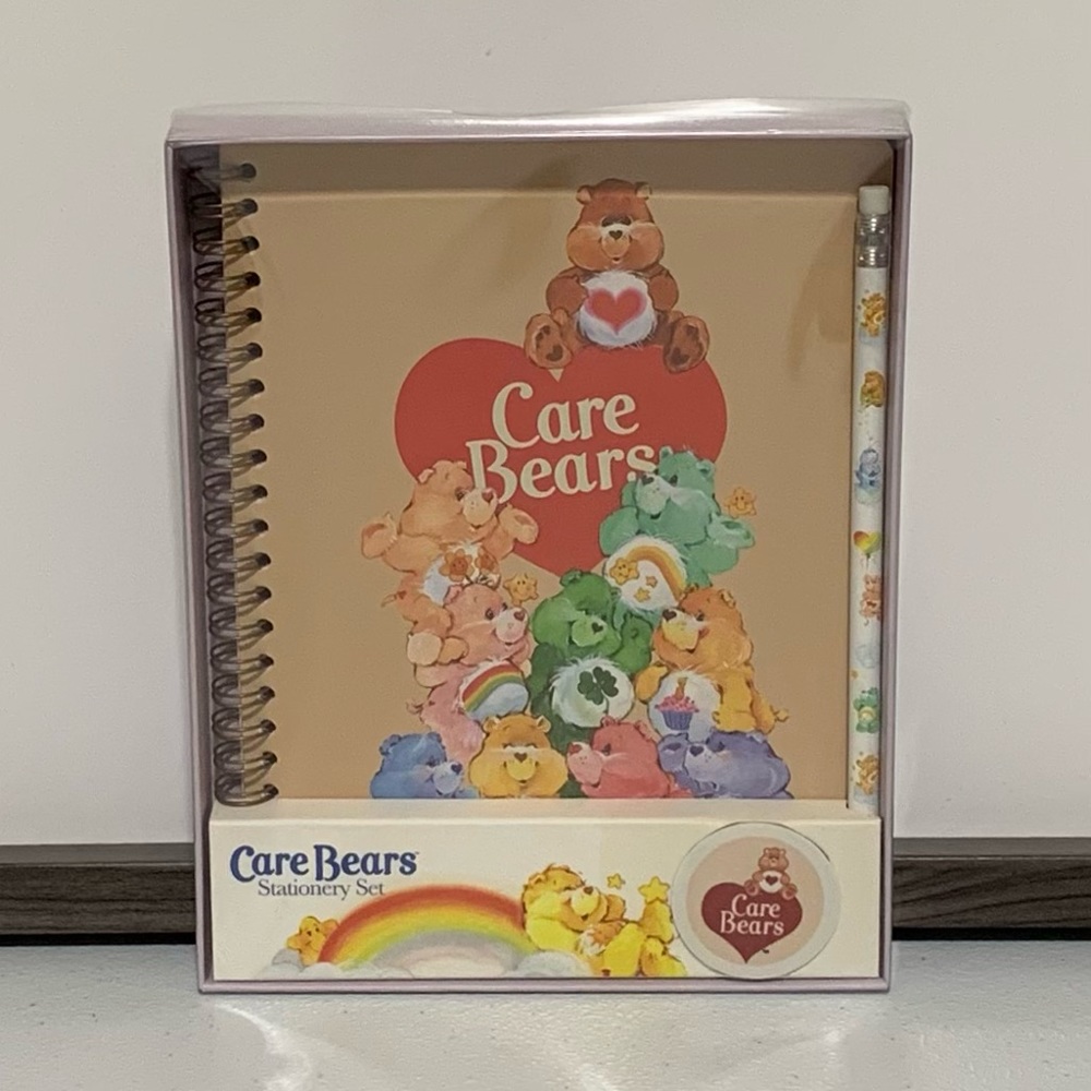 Care Bears The Classic 1980s Design Stationery Set-NIB